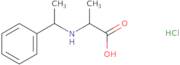 2-[(1-Phenylethyl)amino]propanoic acid hydrochloride