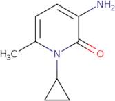 3-Amino-1-cyclopropyl-6-methyl-1,2-dihydropyridin-2-one