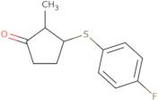 3-[(4-Fluorophenyl)sulfanyl]-2-methylcyclopentan-1-one