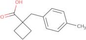 1-[(4-Methylphenyl)methyl]cyclobutane-1-carboxylic acid