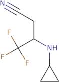 3-(Cyclopropylamino)-4,4,4-trifluorobutanenitrile