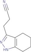 3-(4,5,6,7-Tetrahydro-1H-indazol-3-yl)propanenitrile