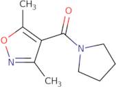 (3,5-Dimethyl-4-isoxazolyl)(1-pyrrolidinyl)methanone