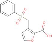 3-[(Benzenesulfonyl)methyl]furan-2-carboxylic acid