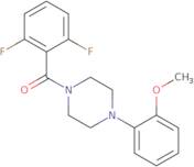 2,6-difluorophenyl 4-(2-methoxyphenyl)piperazinyl ketone