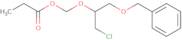 ((1-(Benzyloxy)-3-chloropropan-2-yl)oxy)methyl propionate