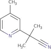 2-Methyl-2-(4-methylpyridin-2-yl)propanenitrile