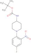 tert-Butyl 1-(4-fluoro-2-nitrophenyl)piperidine-4-ylcarbamate