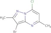 3-Bromo-7-chloro-2,5-dimethylpyrazolo[1,5-a]pyrimidine