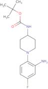 tert-Butyl 1-(2-amino-4-fluorophenyl)piperidin-4-ylcarbamate