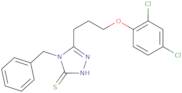 4-Benzyl-5-[3-(2,4-dichlorophenoxy)-propyl]-4H-1,2,4-triazole-3-thiol