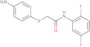 2-[(4-Aminophenyl)thio]-N-(2,5-difluorophenyl)acetamide