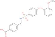 4-(((4-(2-Methoxyphenoxy)phenyl)sulfonamido)methyl)benzoic acid