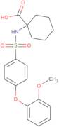 1-((4-(2-Methoxyphenoxy)phenyl)sulfonamido)cyclohexane-1-carboxylic acid