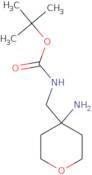 tert-butyl ((4-aminotetrahydro-2H-pyran-4-yl)methyl)carbamate