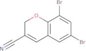 6,8-Dibromo-2H-chromene-3-carbonitrile