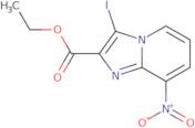 3-Iodo-8-nitro-imidazo[1,2-a]pyridine-2-carboxylic acid ethyl ester