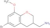 (6-Bromo-8-methoxy-chroman-3-yl)-methylamine