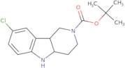 8-Chloro-1,3,4,4a,5,9b-hexahydro-pyrido[4,3-b]indole-2-carboxylic acid tert-butyl ester