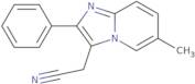 (6-Methyl-2-phenyl-imidazo[1,2-a]pyridin-3-yl)-acetonitrile