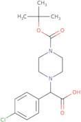 a-(4-Chlorophenyl)-4-Boc-1-piperazineacetic acid