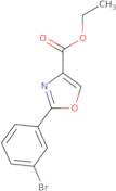 2-(3-Bromo-phenyl)-oxazole-4-carboxylic acid ethyl ester