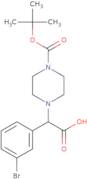 2-(4-Boc-piperazinyl)-2-(3-bromophenyl)acetic acid