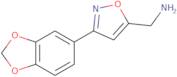 [3-(1,3-Benzodioxol-5-yl)-1,2-oxazol-5-yl]methanamine