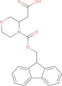 2-(4-{[(9H-fluoren-9-yl)methoxy]carbonyl}morpholin-3-yl)acetic acid