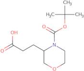 4-Boc-3-(2-carboxy-ethyl)-morpholine