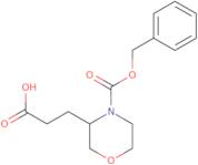 4-Cbz-3-(2-carboxy-ethyl)-morpholine