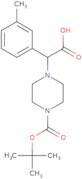 2-(4-Boc-piperazinyl)-2-(3-methyl-phenyl)acetic acid