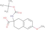 2-{[(tert-Butoxy)carbonyl]amino}-6-methoxy-1,2,3,4-tetrahydronaphthalene-2-carboxylicacid