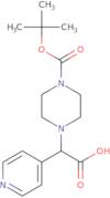 A-4-Pyridinyl-4-Boc-1-piperazineacetic acid