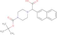 2-(4-Boc-piperazinyl)-2-(2-naphthalenyl)acetic acid