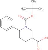 6-Phenyl-piperidine-1,3-dicarboxylic acid 1-tert-butyl ester