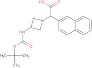 a-(2-Naphthyl)-3-(Boc-amino)azetidineacetic acid