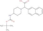 (4-Boc-amino-piperidin-1-yl)-naphthalen-2-yl-acetic acid