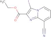 Ethyl 8-cyano-3-iodoimidazo[1,2-a]pyridine-2-carboxylate