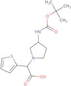 (3-Boc-amino-pyrrolidin-1-yl)-thiophen-2-yl-acetic acid