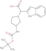(3-Boc-amino-pyrrolidin-1-yl)-(1H-indol-2-yl)-acetic acid