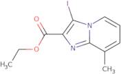 3-Iodo-8-methyl-imidazo[1,2-a]pyridine-2-carboxylic acid ethyl ester