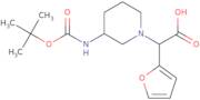 (3-Boc-amino-piperidin-1-yl)-furan-2-yl-acetic acid