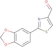 2-(1,3-Dioxaindan-5-yl)-1,3-thiazole-4-carbaldehyde