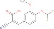 2-Cyano-3-(4-difluoromethoxy-3-methoxy-phenyl)-acrylic acid