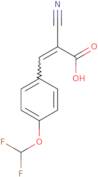 2-Cyano-3-(4-difluoromethoxy-phenyl)-acrylic acid