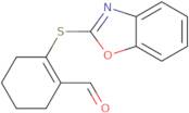 2-(1,3-Benzoxazol-2-ylsulfanyl)cyclohex-1-ene-1-carbaldehyde