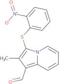 2-Methyl-3-(2-nitro-phenylsulfanyl)-indolizine-1-carbaldehyde