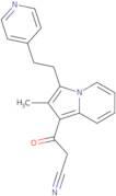 3-[2-Methyl-3-(2-pyridin-4-yl-ethyl)-indolizin-1-yl]-3-oxo-propionitrile