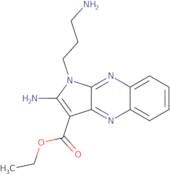 2-Amino-1-(3-amino-propyl)-1H-pyrrolo[2,3-b]quinoxaline-3-carboxylic acid ethyl ester